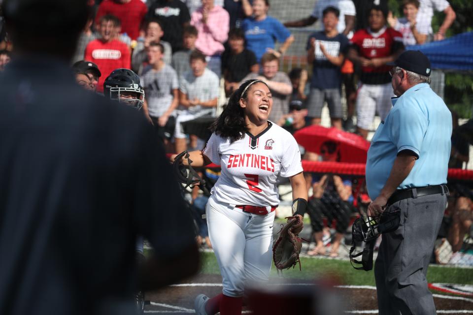 Evangelical Christian School plays St. Petersburg Canterbury in the Class 2A regional softball final at ECS on Friday, May 14, 2021, in Fort Myers.
