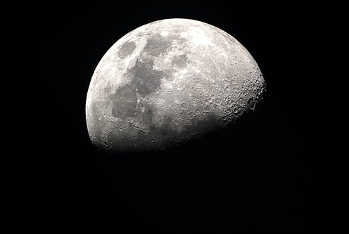   <span class="attribution"><a class="link " href="https://www.shutterstock.com/image-photo/half-moon-background-astronomical-body-that-692162131" rel="nofollow noopener" target="_blank" data-ylk="slk:taffpixture/Shutterstock;elm:context_link;itc:0;sec:content-canvas">taffpixture/Shutterstock</a></span>