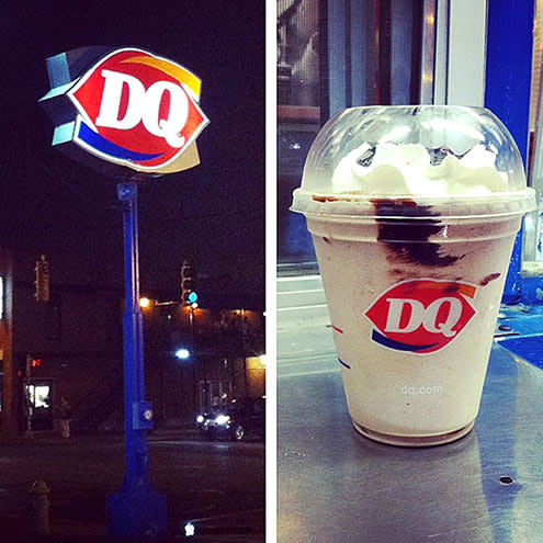 DAIRY QUEEN FROZEN HOT CHOCOLATE