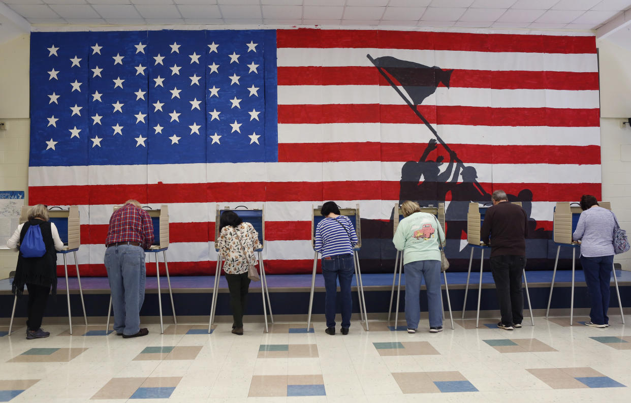 Voters cast their ballots at Robious Elementary School Tuesday, November 5, 2019 in Chesterfield County, Va. (Photo: The Washington Post via Getty Images)