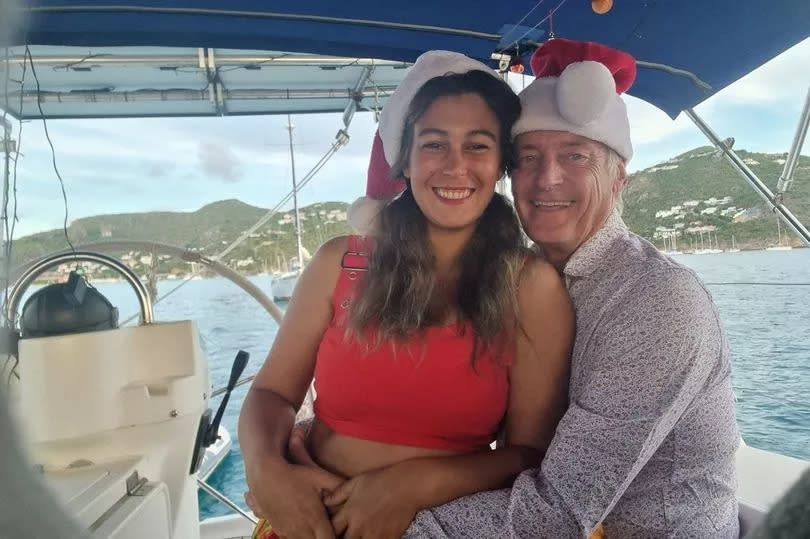 Mark and Marjorie live together on their 40-foot long sailing boat