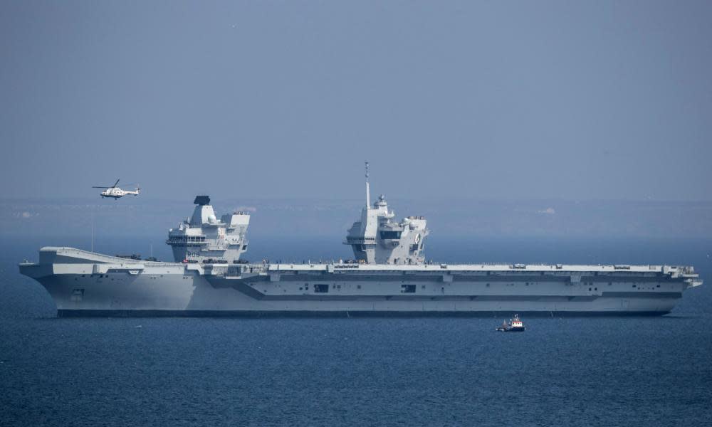 HMS Queen Elizabeth. 