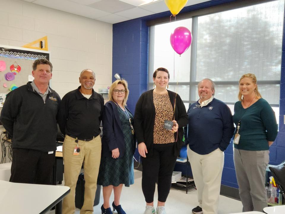 Liz Keller, math teacher, 2022-2023 Staunton High Teacher of the Year