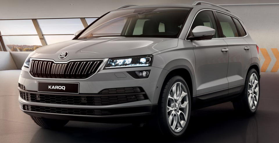 圖／2021 Skoda Karoq 1.5 TSI玉山VS雪山之台灣正統黑熊對決。