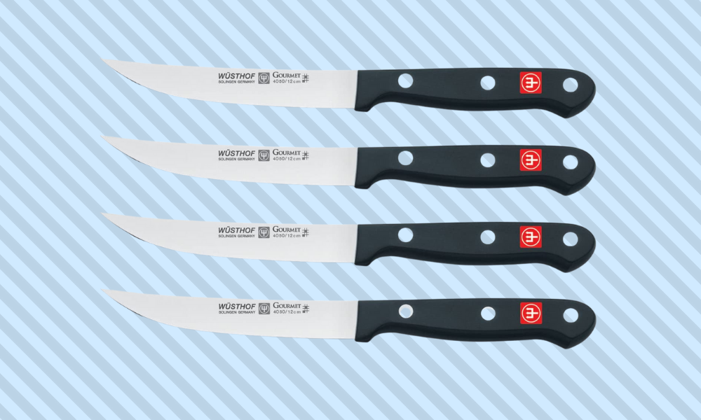 Four Wusthof steak knives. (Photo: Amazon)