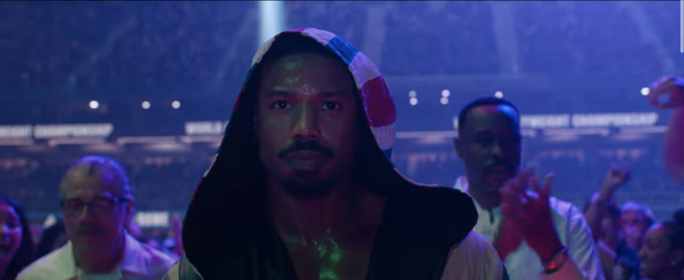 Michael B. Jordan in “Creed III” - Credit: Screenshot/Youtube