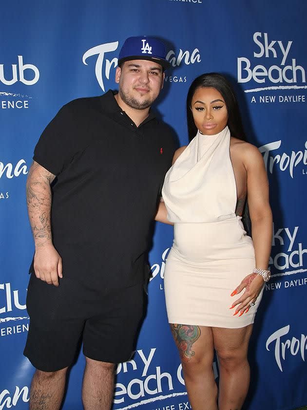 Rob Kardashian has deleted photos of fiancee Blac Chyna on Instagram. Source: Getty