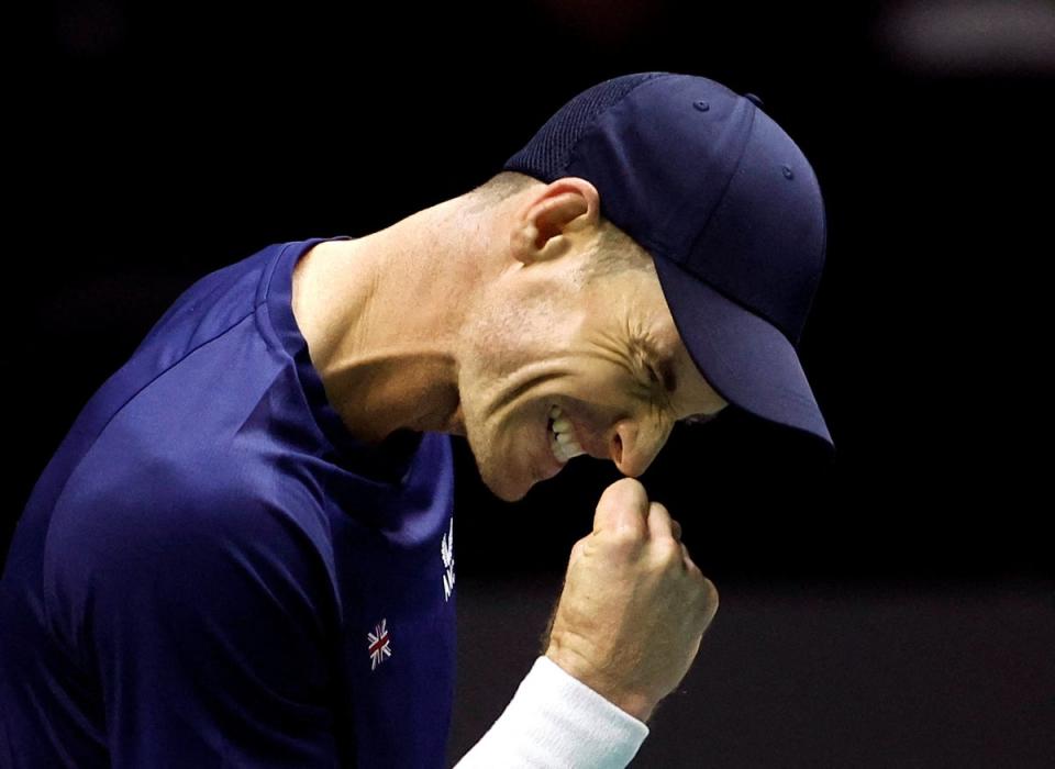 Andy Murray’s win proved crucial as Great Britain edged past Switzerland (Action Images via Reuters)