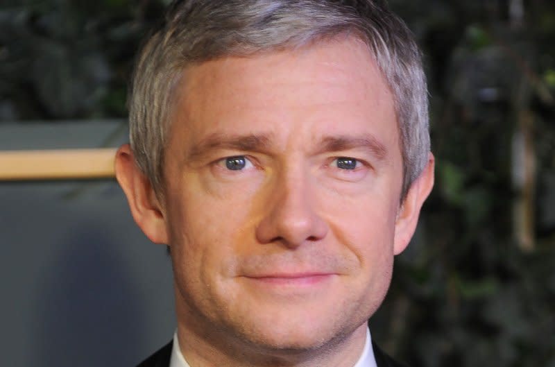 Martin Freeman attends the Evening Standard Theatre Awards at The Old Vic in London in 2015. File Photo by Paul Treadway/UPI