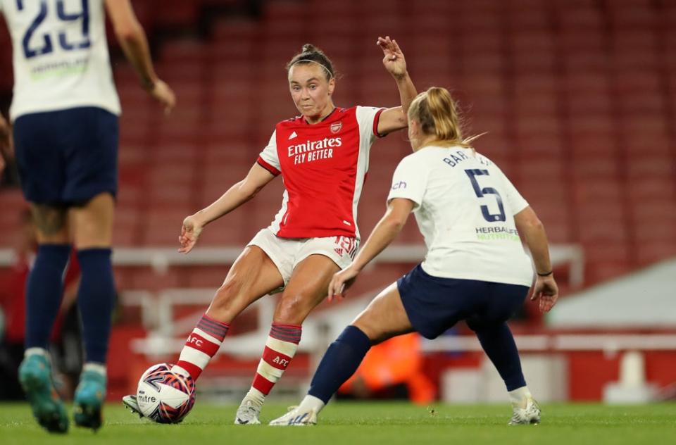 Caitlin Foord bagged a brace for the Gunners (Bradley Collyer/PA) (PA Wire)