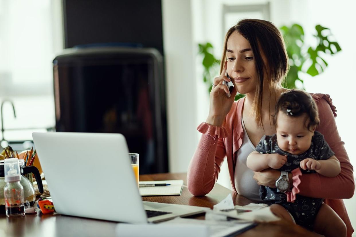 work from home with baby