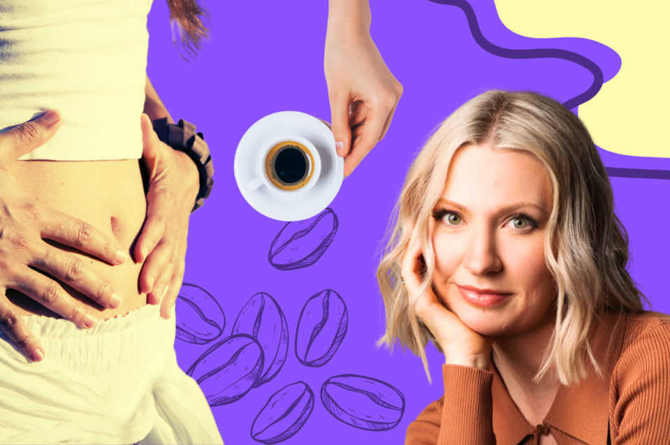 Dietitian Abbey Sharp digs into why coffee on an empty stomach is so controversial. (Canva)