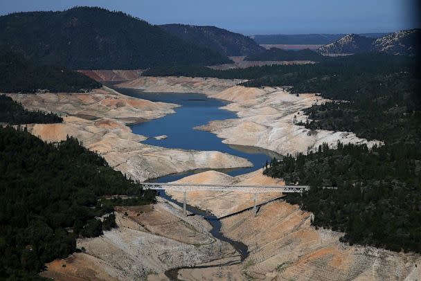 PHOTO: FILE - A section of Lake Oroville is seen nearly dry, Aug. 19, 2014 in Oroville, Calif. (Justin Sullivan/Getty Images, FILE)