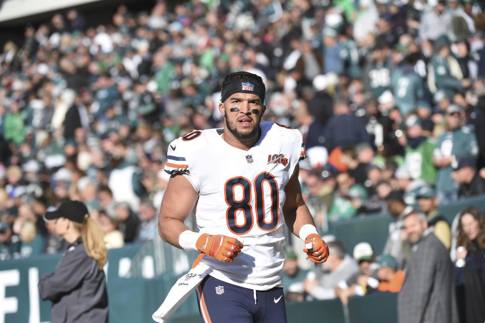 The Chicago Bears have placed tight end Trey Burton on injured reserve. (Photo by Andy Lewis/Icon Sportswire via Getty Images)