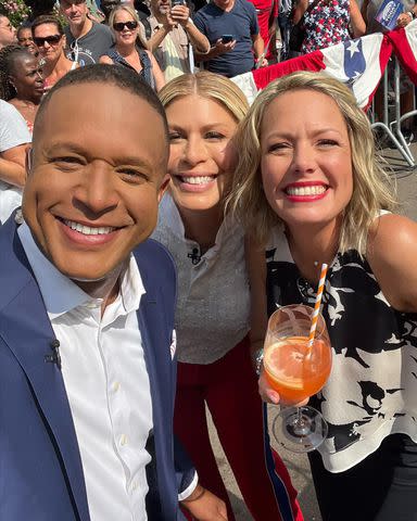 <p>TODAY/Instagram</p> Craig Melvin, Jill Martin and Dylan Dreyer