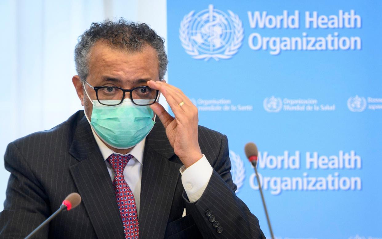 Dr Tedros Adhanom Ghebreyesus - Laurent Gillieron/Keystone via AP