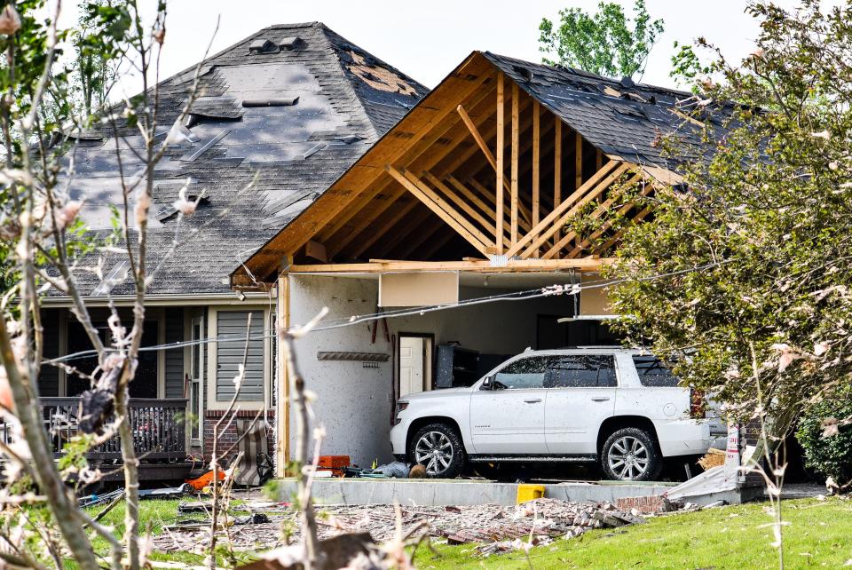 Houses and businesses in Brookville were damage by tornadoes late Monday night, May 27. Many streets were blocked for downed trees, power lines and debris scattered through the neighborhoods. WHIO File