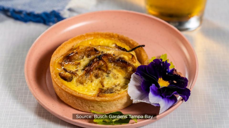 Savory onion pie