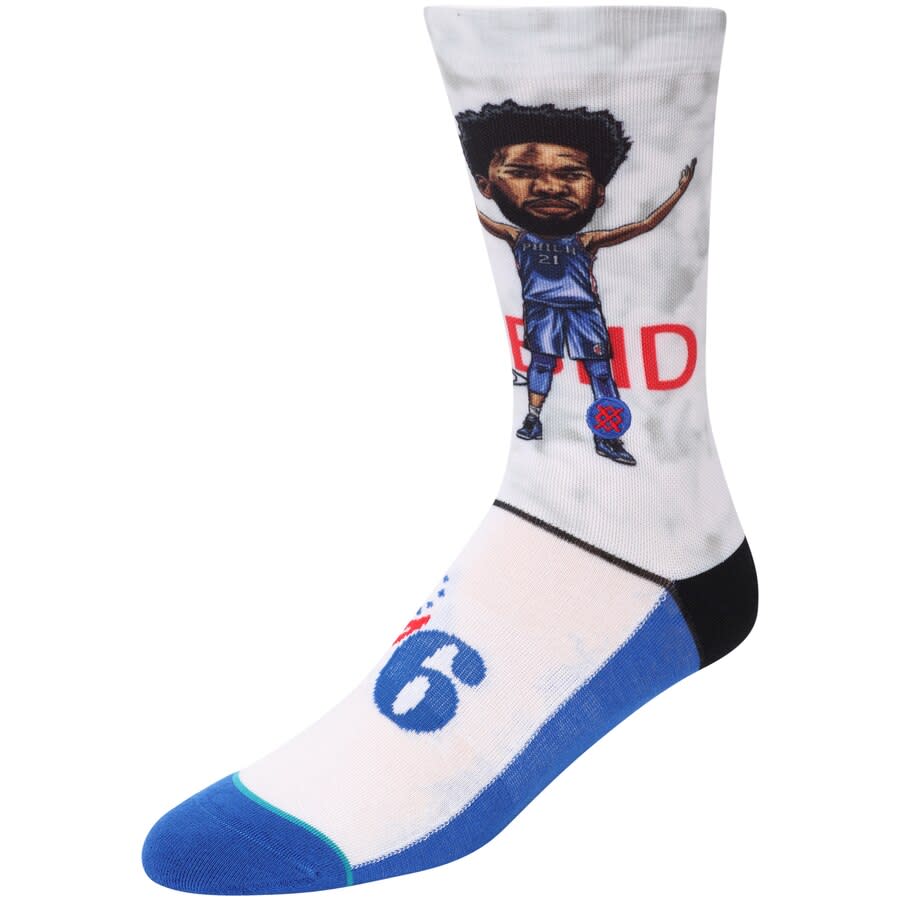 Joel Embiid 76ers Crew Socks