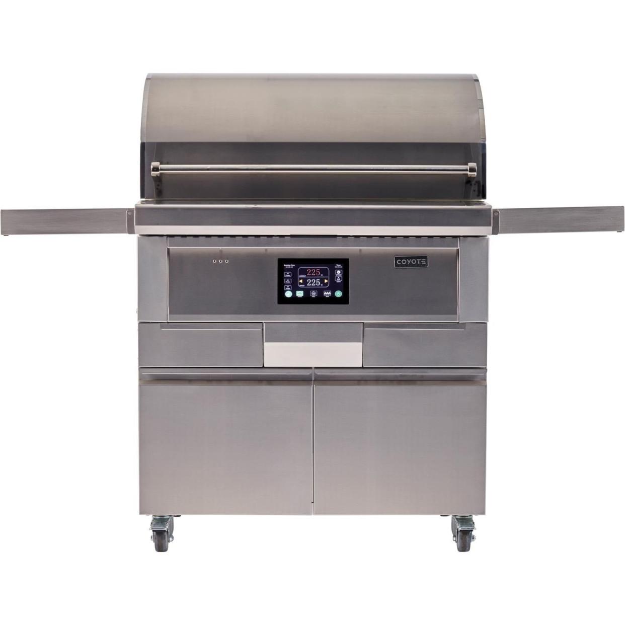 <p><a href="https://go.redirectingat.com?id=74968X1596630&url=https%3A%2F%2Fwww.walmart.com%2Fip%2FCoyote-36-Inch-Pellet-Grill-C1P36-FS%2F661281996&sref=https%3A%2F%2Fwww.popularmechanics.com%2Fhome%2Ffood-drink%2Fa36418818%2Fbest-pellet-grills%2F" rel="nofollow noopener" target="_blank" data-ylk="slk:Shop Now;elm:context_link;itc:0;sec:content-canvas" class="link rapid-noclick-resp">Shop Now</a></p><p>C13P6-FS 36-Inch Pellet Grill</p><p>walmart.com</p><p>$4399.00</p>