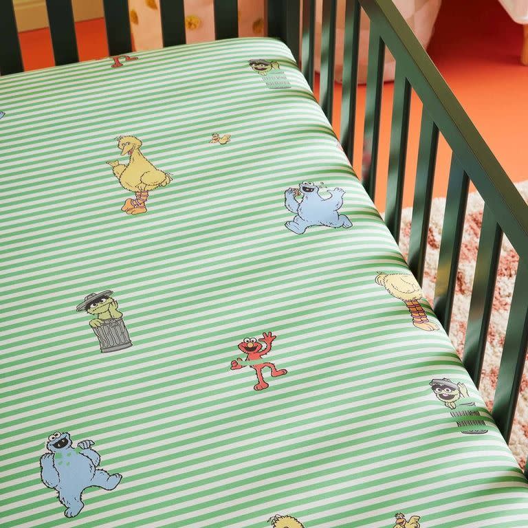 <p><a href="https://go.redirectingat.com?id=74968X1596630&url=https%3A%2F%2Fwww.brooklinen.com%2Fproducts%2Fsesame-street-crib-sheet-set&sref=https%3A%2F%2Fwww.bestproducts.com%2Fhome%2Fa60341674%2Fbrooklinen-sesame-street-collab-march-2024%2F" rel="nofollow noopener" target="_blank" data-ylk="slk:Shop Now;elm:context_link;itc:0;sec:content-canvas" class="link ">Shop Now</a></p><p>Sesame Street Crib Sheet Set</p><p>brooklinen.com</p><p>$80.00</p>