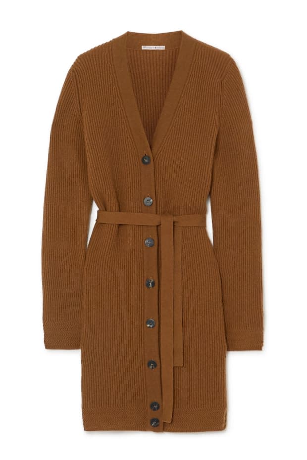 <p>Belted Cashmere Cardigan, $695, available at Net-a-Porter, Yoox and The Outnet.</p>