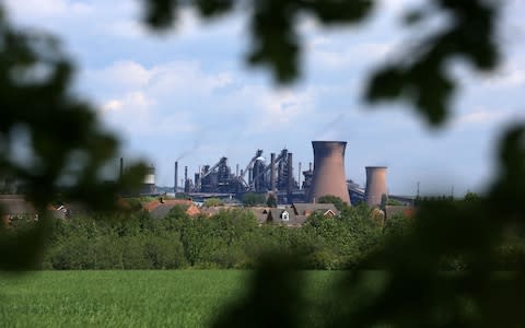 British Steel's Scunthorpe plant - Credit: LINDSEY PARNABY/AFP