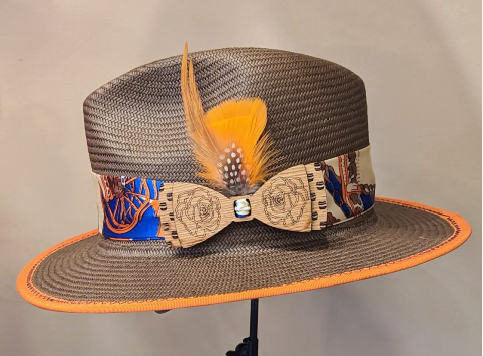 Jenny Pfanestiel's Formé Millinery Co. 2024 Spring Collection includes hats for men to wear to the Kentucky Derby