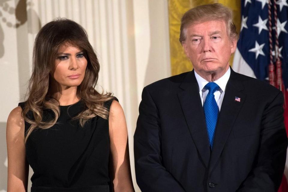 Melania and Donald Trump