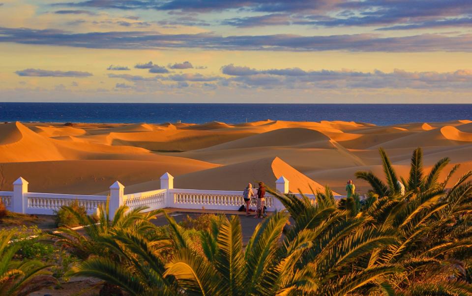 golden dunes of Gran Canaria