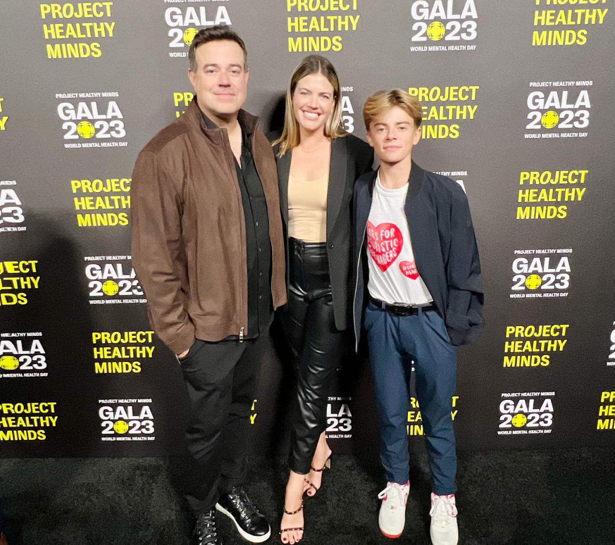 Carson Daly was joined by his wife and son at the gala. (Megan Stackhouse)