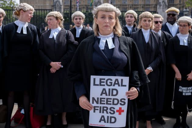 Criminal barristers are on strike over pay for legal aid work. (Photo: Mike Kemp via Getty Images)