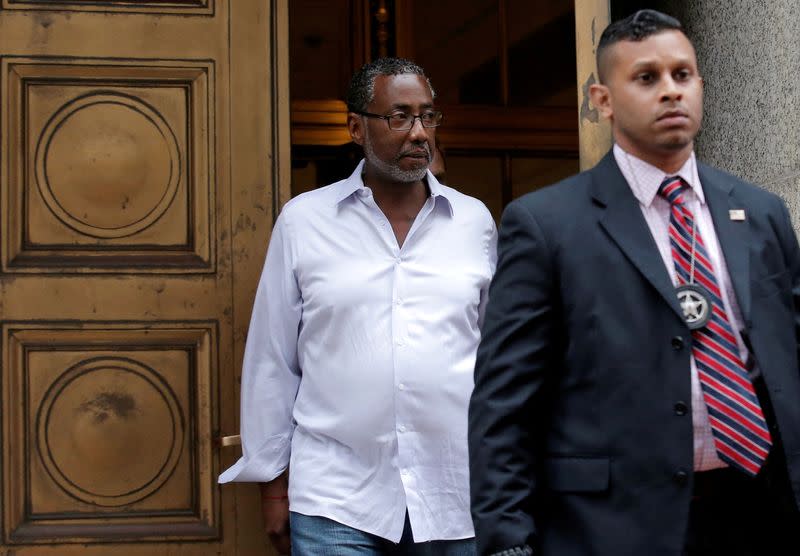 FILE PHOTO: Norman Seabrook, the union leader for New York City's prison guards, exits the Manhattan federal court house in New York