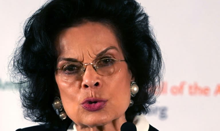 Bianca Jagger says Nicaraguan leader Daniel Ortega is a "war criminal"