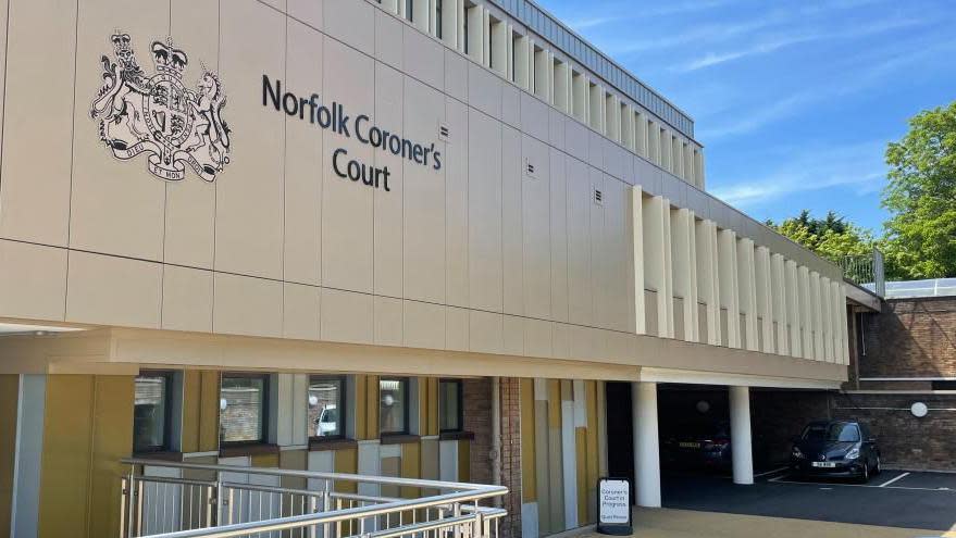 Entrance to Norfolk Coroner's Court