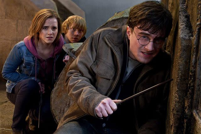 <p>Warner Bros. Entertainment </p> Emma Watson, Rupert Grint and Daniel Radcliffe in <i>Harry Potter and the Deathly Hallows — Part 2</i>, 2011