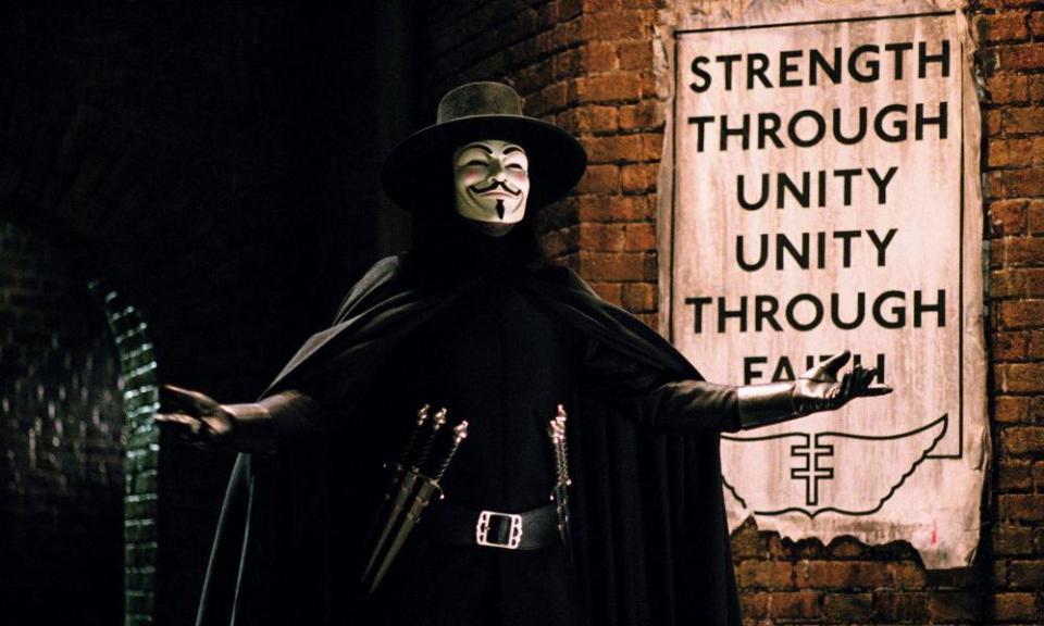 Hugo Weaving in 2005’s V for Vendetta.