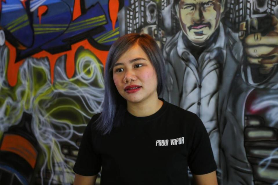 Nur Nazatal Zuhana Syazmira, 22, said Bentong sorely needed a place for youth to hang out, such as a mall. — Picture by Ahmad Zamzahuri