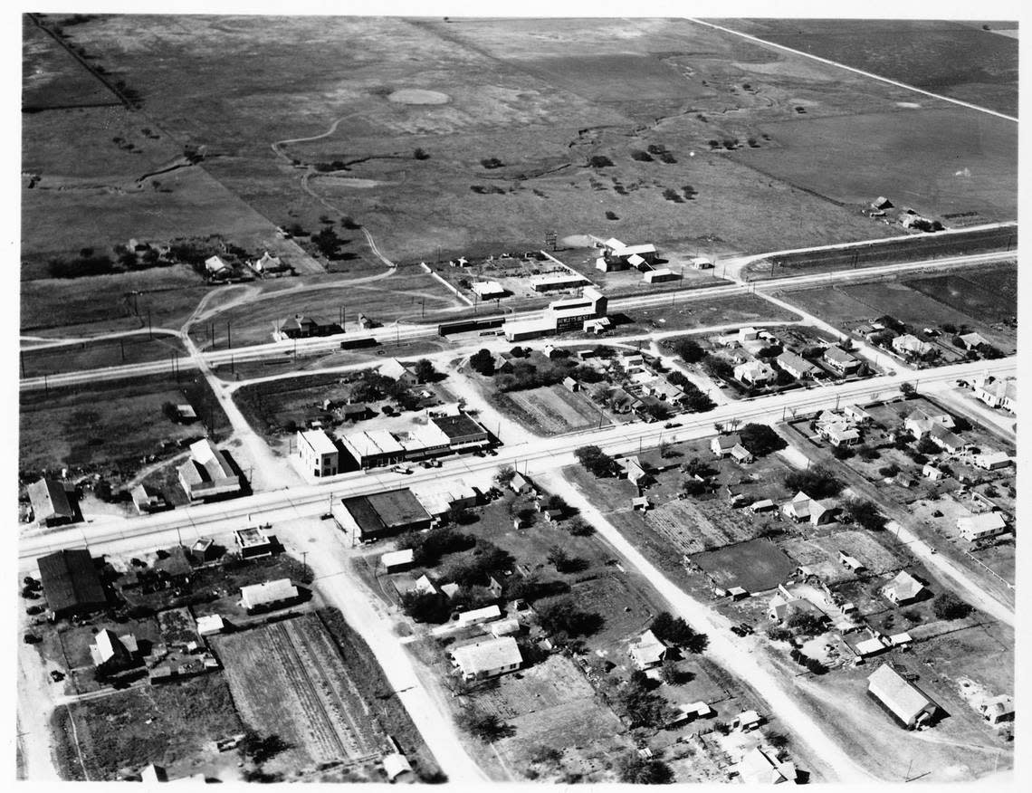 June 25, 1938: Aerial view of Keller, Texas Fort Worth Star-Telegram archive/UT Arlington Special Collections