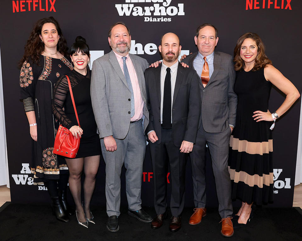 Producers Maya E. Rudolph, Alexis Martin Woodall, Josh Braun, Andrew Rossi, Dan Braun and Stacey Reiss - Credit: Monica Schipper/Getty Images/Netflix