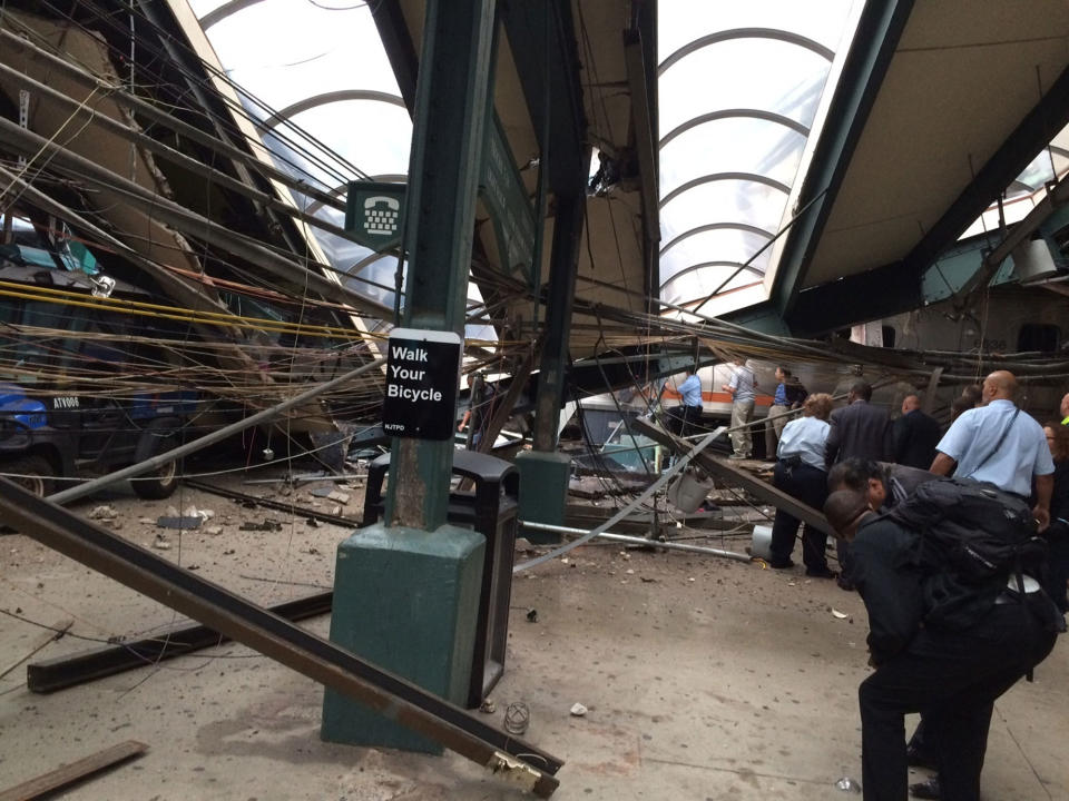 New Jersey Transit train crash in Hoboken