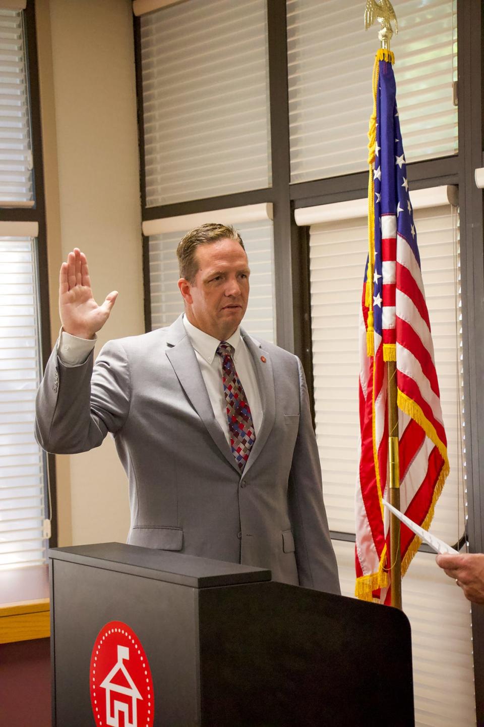 Dr. Troy A. Brown was sworn in as the 27th San Joaquin County superintendent of schools July 1.