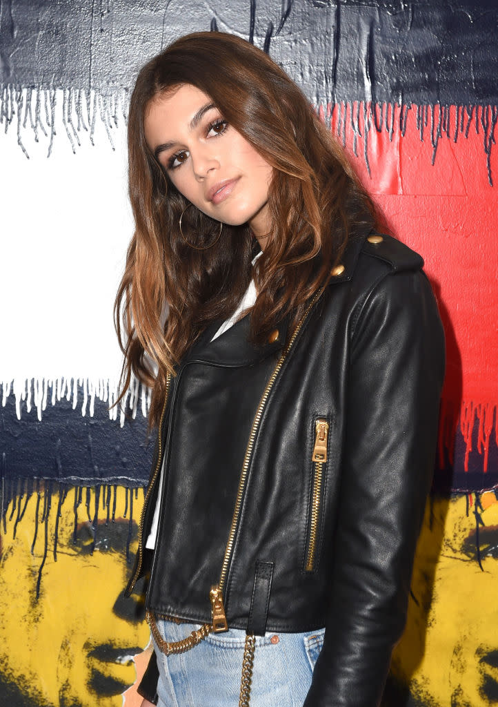 Kaia Gerber. (Photo by Joshua Blanchard/Getty Images for Tommy Hilfiger)