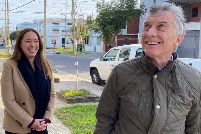 El expresidente Mauricio Macri y la exgobernadora María Eugenia Vidal