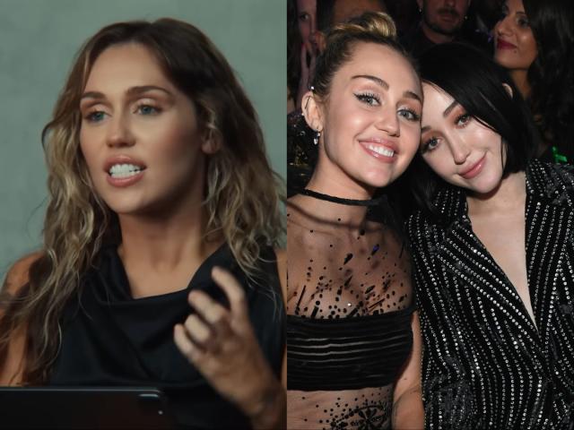 Hidden Cam Voyeur Miley Cyrus - Miley Cyrus says her little sister Noah Cyrus pushed the button to take her  controversial near-nude photo for Vanity Fair in 2008