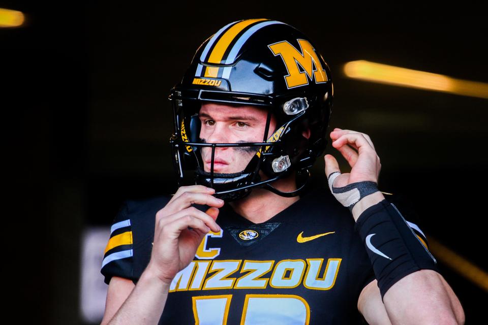 Missouri quarterback Brady Cook will lead the Tigers against Ohio State in the 2023 Goodyear Cotton Bowl Classic on Dec. 29.