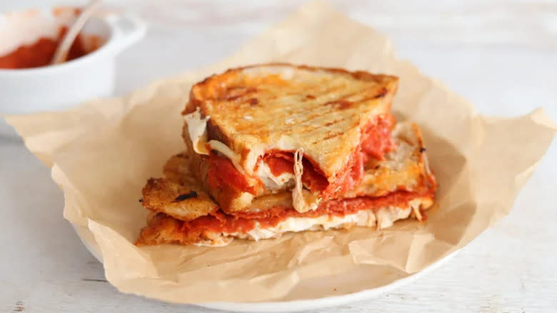 Pepperoni panini