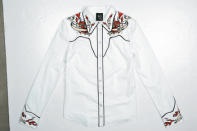 McQ embroidery white shirt $5,499