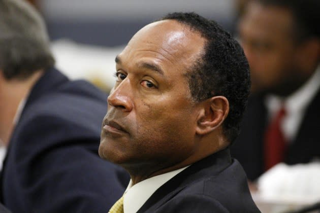 O.J. Simpson at his trial at Clark County Regional Justice Center on Sept. 19, 2008, in Las Vegas.  - Credit: Ethan Miller/AFP via Getty Images