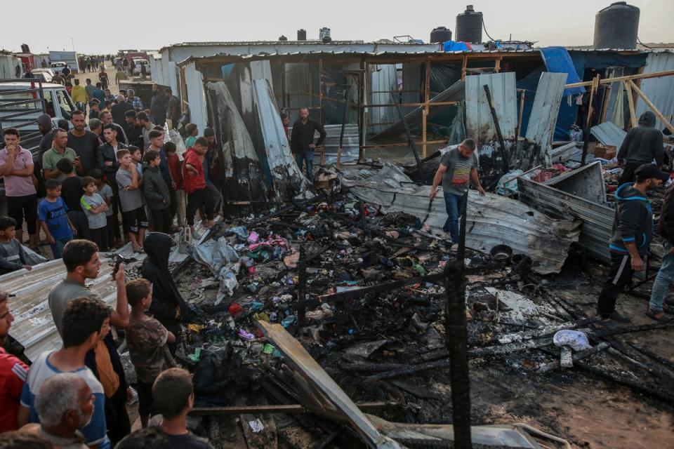 A Palestinian Red Crescent spokesman said the death toll was likely to rise as search and rescue efforts continued in Rafah. (Copyright 2024 The Associated Press. All rights reserved.)